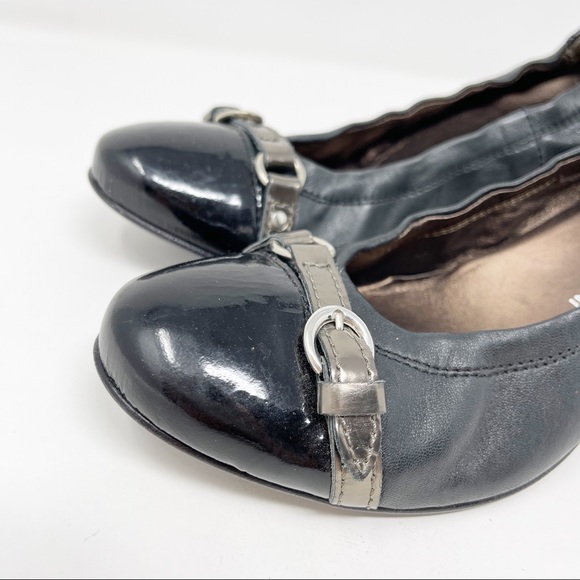 AGL Attilio Giusti Leombruni EU 39 US 9 Black Leather Cap Toe Pumps - Picture 5 of 12